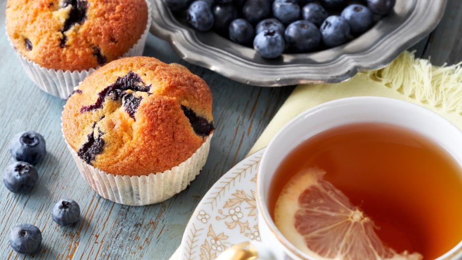Rețeta de muffins cu afine